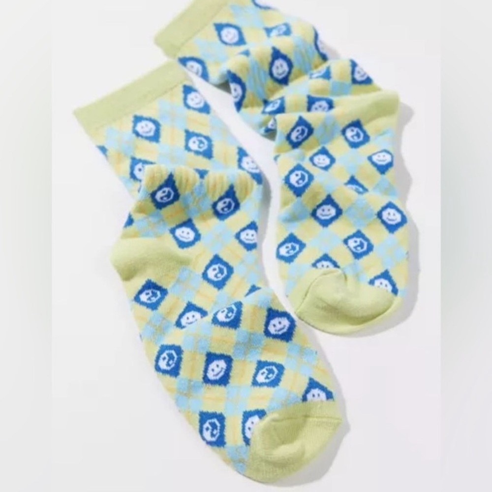 NWT URBAN OUTFITTERS
Argyle Icon Crew Socks one Size 
lovely colors! $14 each